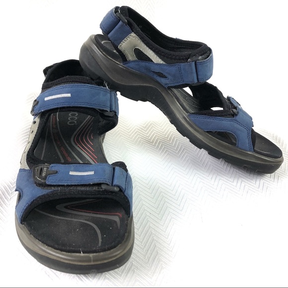 ecco blue sandals
